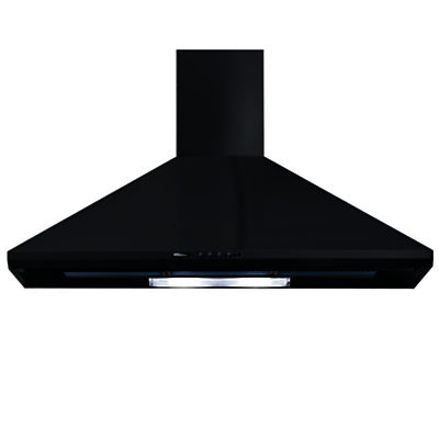 Britannia K240-90-K Chimney Cooker Hood, Black